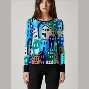 DOLCEZZA Blouse “City Stories” NWT